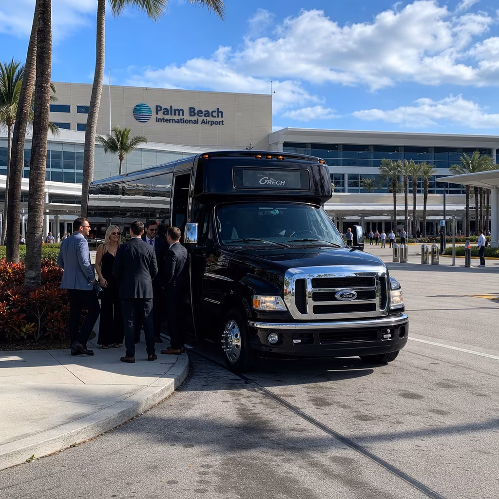 Rent a Bus to Palm Beach International Airport (PBI)