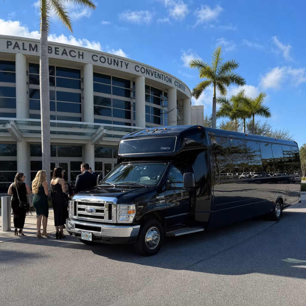 Rent a Bus to the Palm Beach County Convention Center