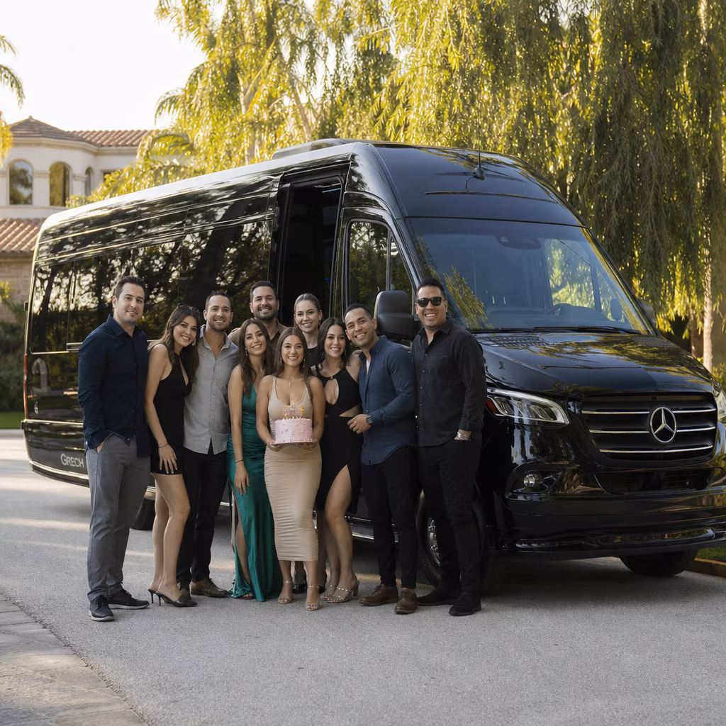 Birthday party bus