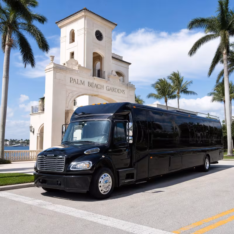 Palm Beach Gardens Party Bus Rental