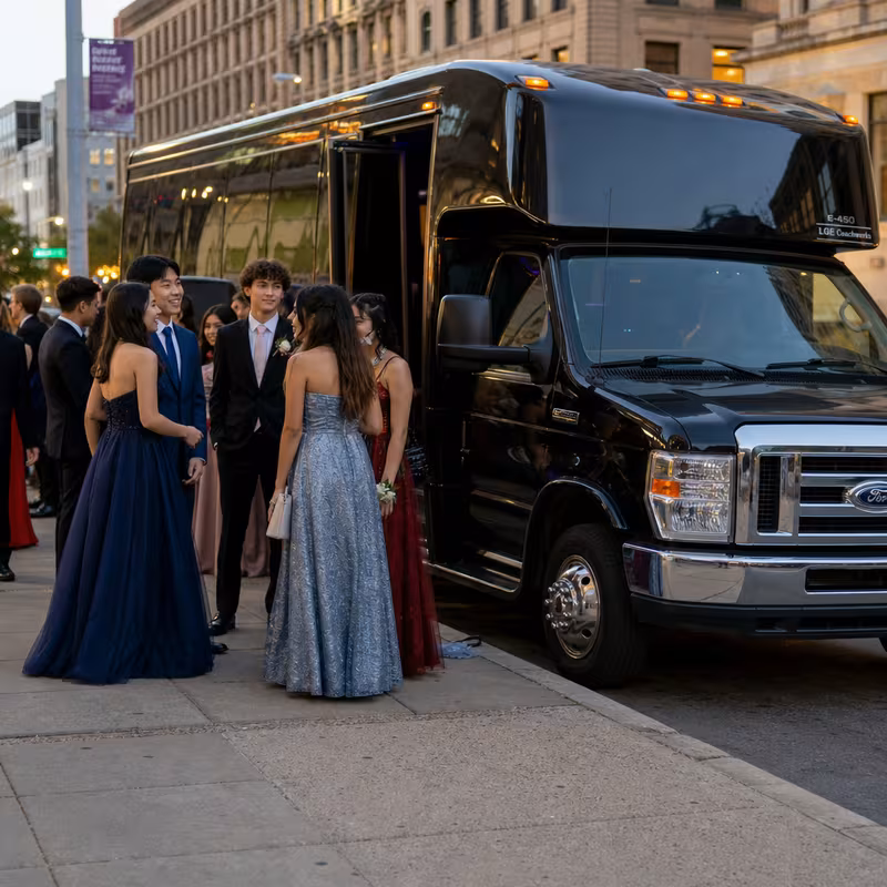 Passengers loading luggage while boarding an Wellington group shuttle