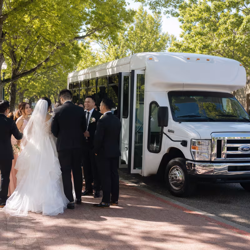 Wellington Wedding Transportation fleet vehicle