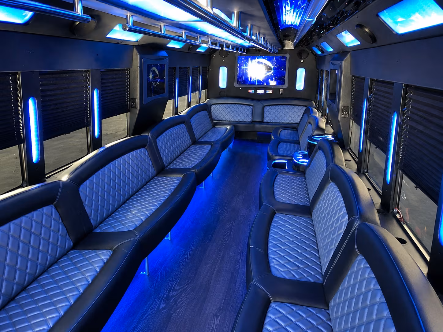 Wellington Bachelor & Bachelorette Transportation onboard seating