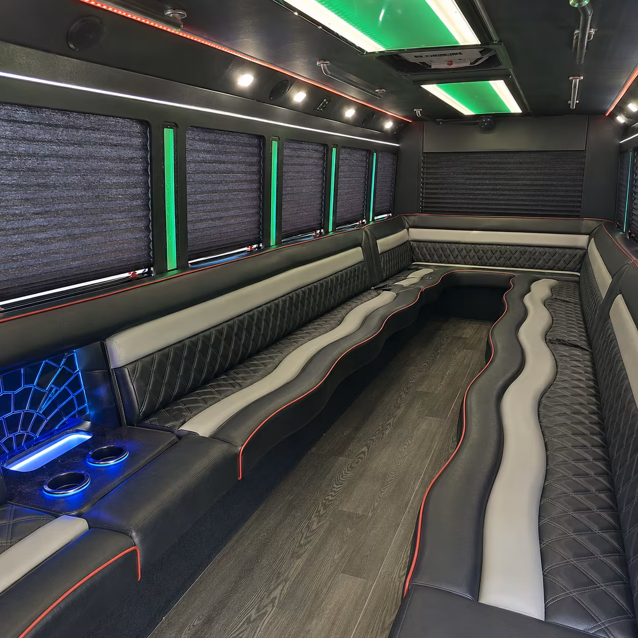 Wellington Concert & Music Festival Transportation party bus exterior