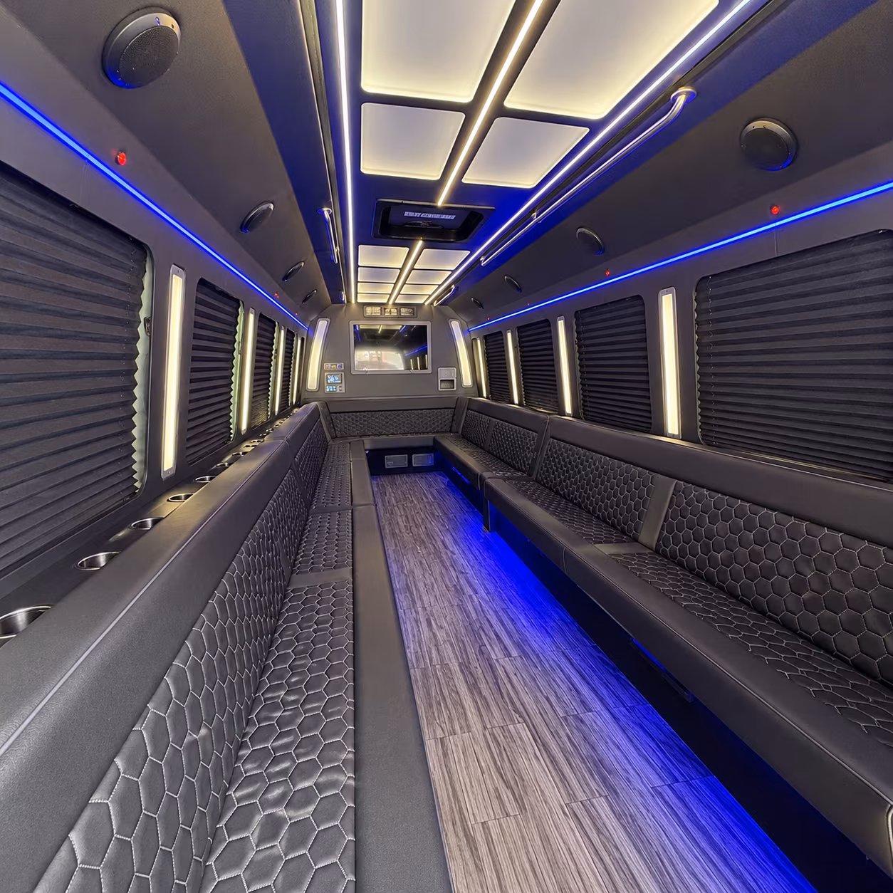 Wellington Sporting Event Transportation party bus exterior