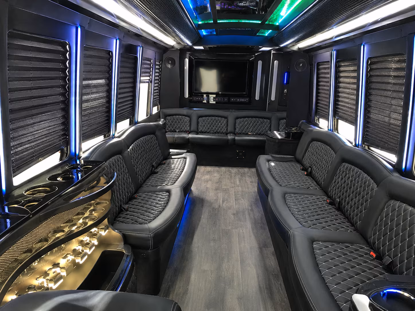 Wellington Sporting Event Transportation onboard seating