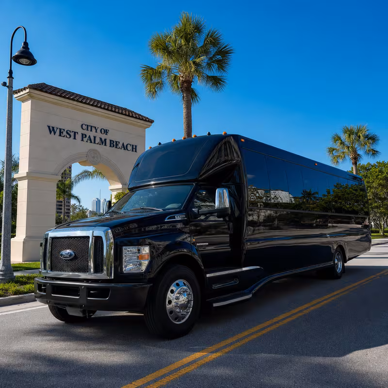 West Palm Beach Party Bus Rental